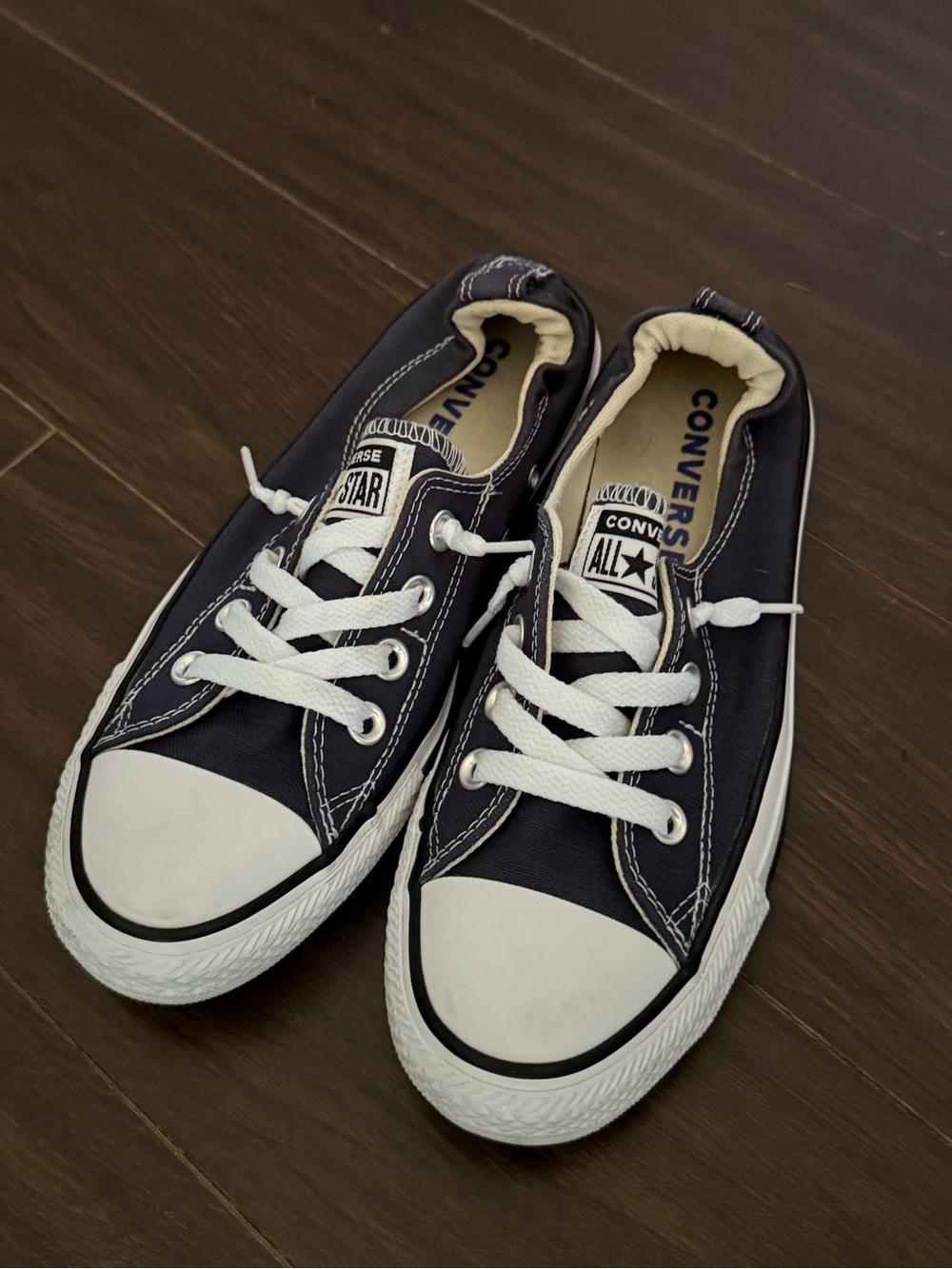 Chuck Taylor All Star Shoreline Slip-On Sneaker, Women’s Sz 7, Navy Blue